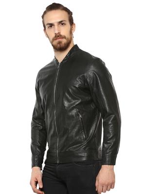green leather biker jacket - 16165205 - Standard Image - 2
