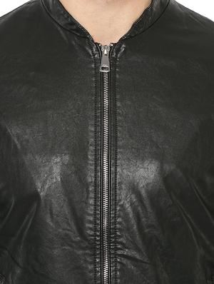 green leather biker jacket - 16165205 - Standard Image - 5