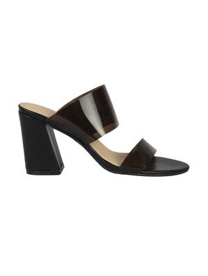 black slip on sandals - 16165822 - Standard Image - 2