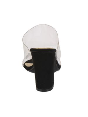 black slip on sandals - 16165824 - Standard Image - 3