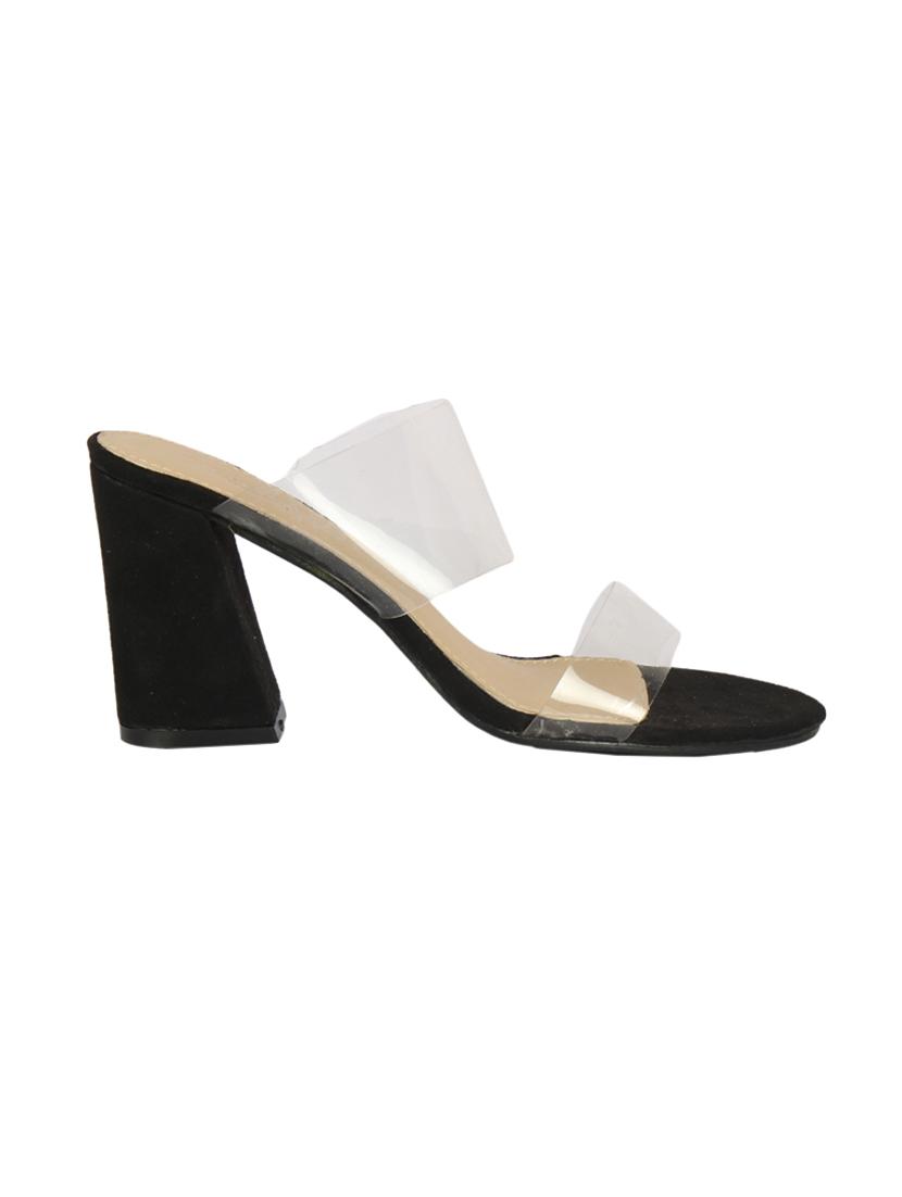 black slip on sandals - 16165824 - Zoom Image - 2