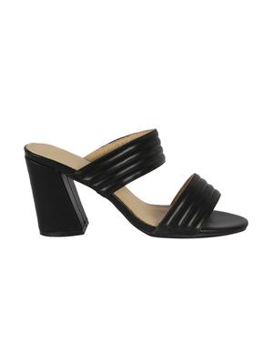 black slip on sandals - 16165826 - Standard Image - 2