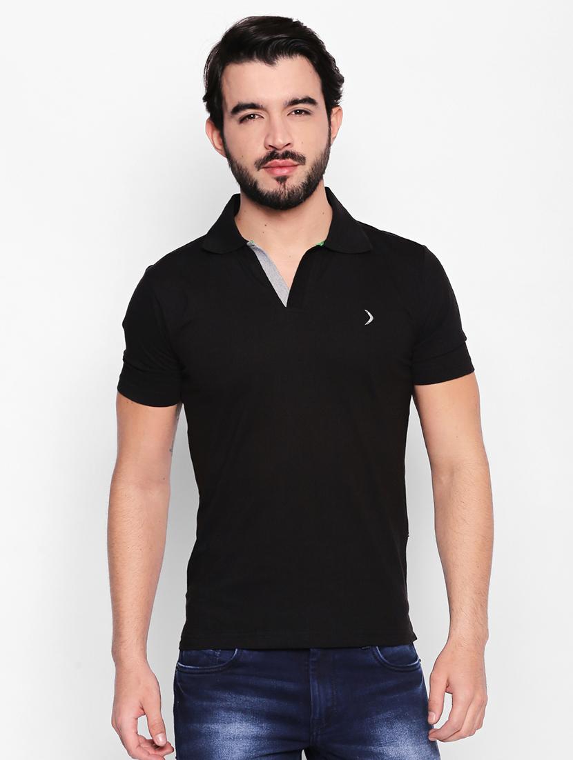black solid tshirt - 16166216 - Zoom Image - 1