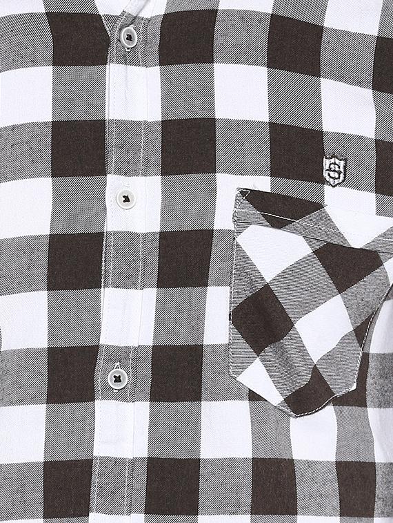 green checkered casual shirt - 16167124 - Zoom Image - 4