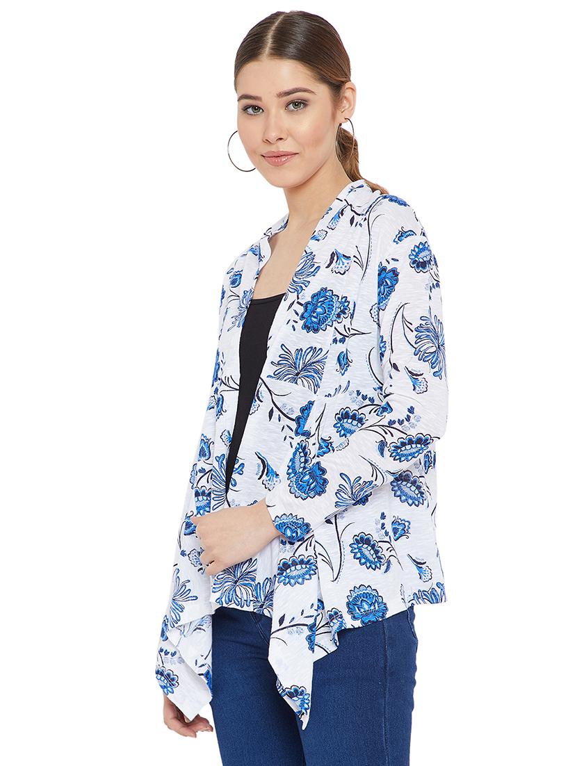 floral asymmetric shrug - 16167316 - Zoom Image - 2