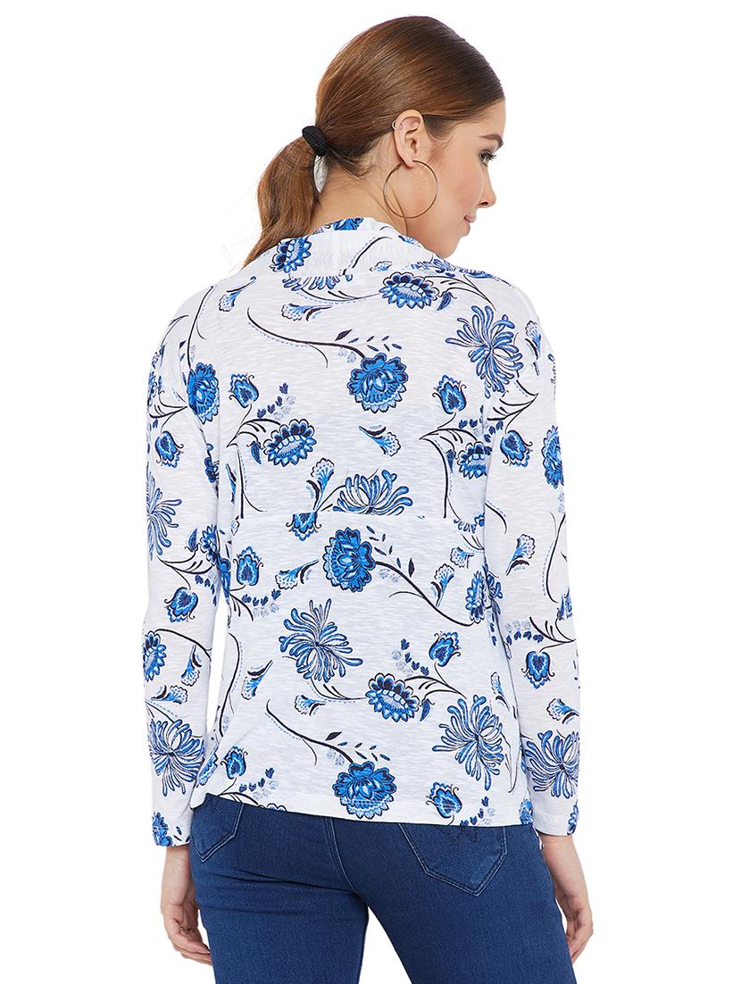 floral asymmetric shrug - 16167316 - Zoom Image - 3