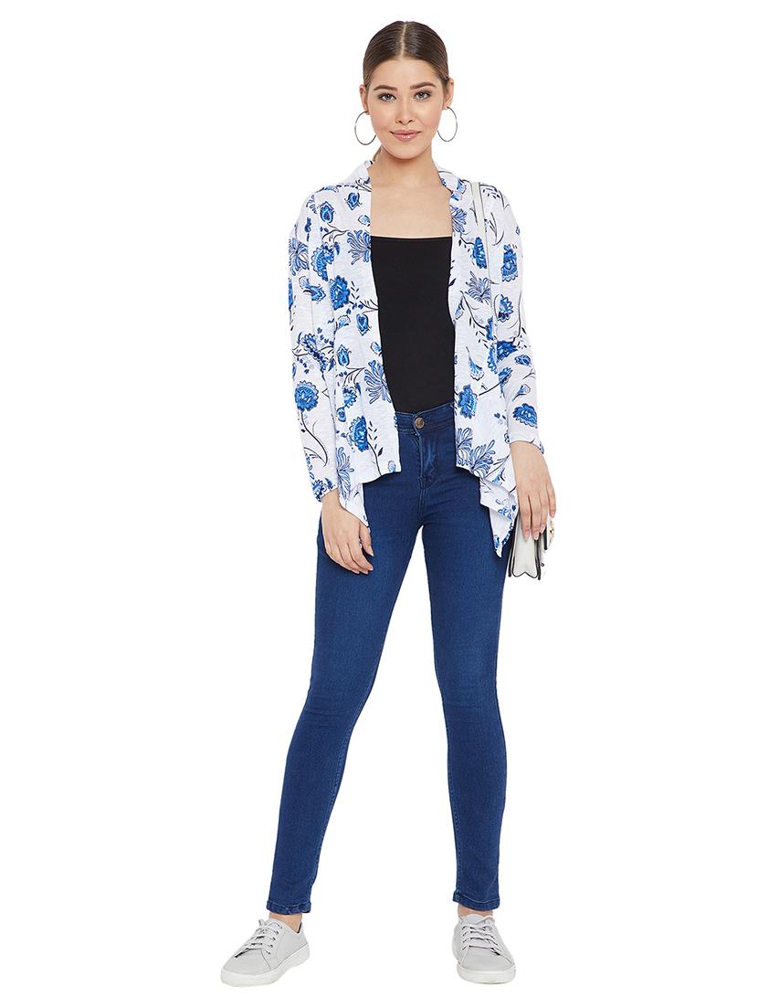 floral asymmetric shrug - 16167316 - Zoom Image - 4