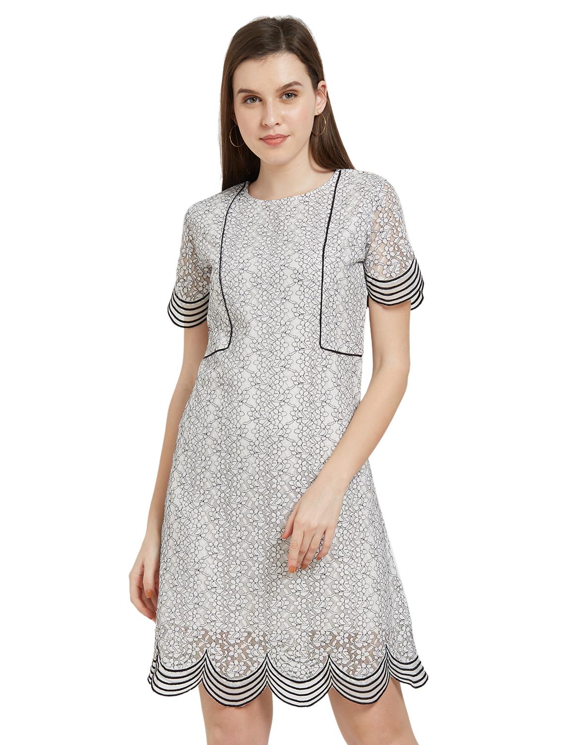 floral print a-line dress - 16167395 - Zoom Image - 1