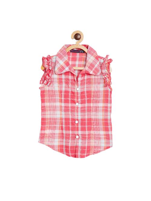 pink cotton blend top - 16167496 - Standard Image - 1
