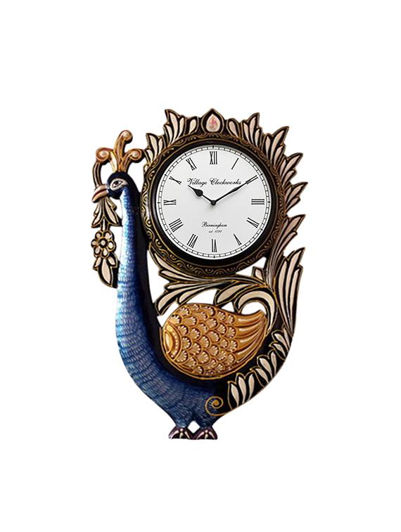 peacock analog wall clock - 16169108 - Zoom Image - 1