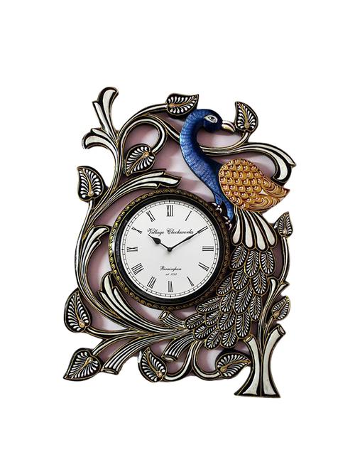 peacock analog wall clock - 16169127 - Standard Image - 1