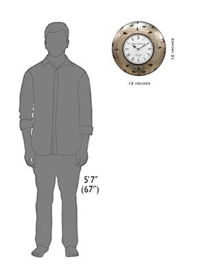 metal analog wall clock - 16169150 - Standard Image - 3