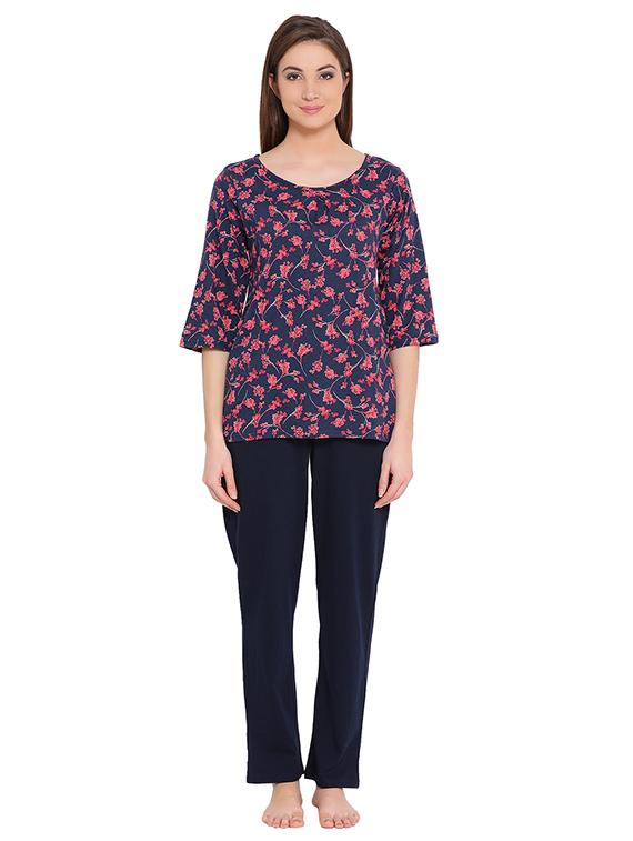 floral nightwear set - 16170008 - Zoom Image - 1