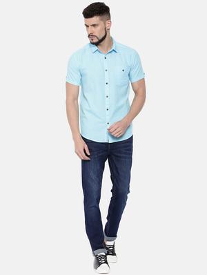 blue denim light washed jeans - 16170782 - Standard Image - 4