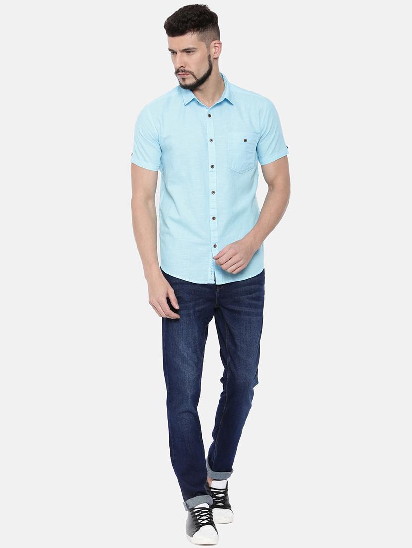 blue denim light washed jeans - 16170782 - Zoom Image - 4