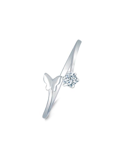 silver brass finger ring - 16171035 - Standard Image - 1