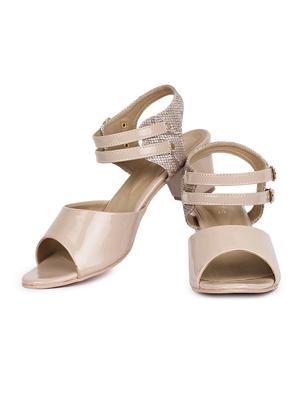 beige back strap sandals - 16171101 - Standard Image - 3