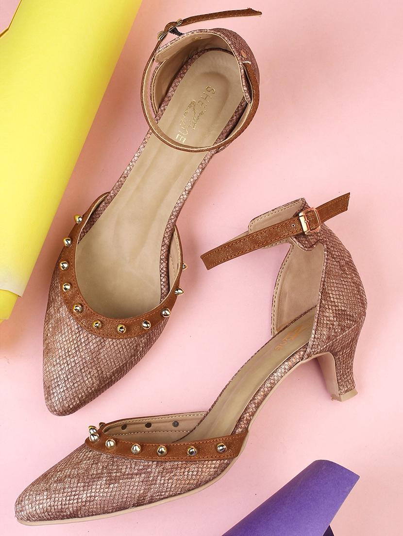 brown ankle strap sandals - 16171102 - Zoom Image - 1