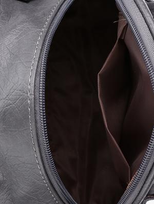 grey leatherette (pu) regular backpack - 16172623 - Standard Image - 3