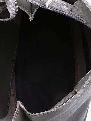 grey leatherette (pu) regular backpack - 16172628 - Standard Image - 3