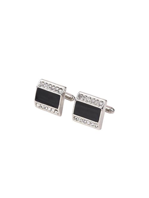 black metal cufflink - 16173441 - Standard Image - 1