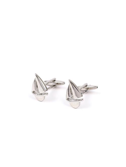 silver metal cufflink - 16173469 - Standard Image - 1