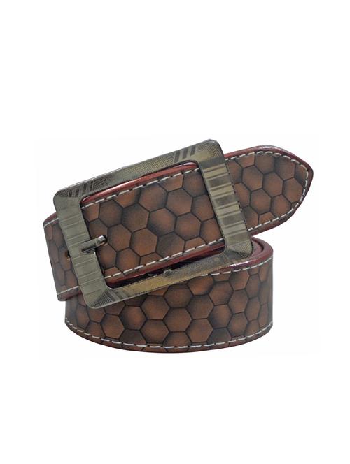 brown leatherette belt - 16173960 - Standard Image - 1
