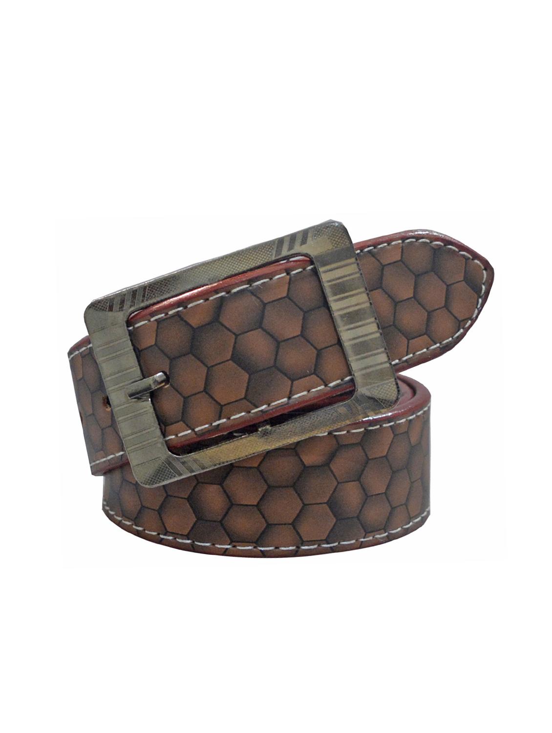 brown leatherette belt - 16173960 - Zoom Image - 1