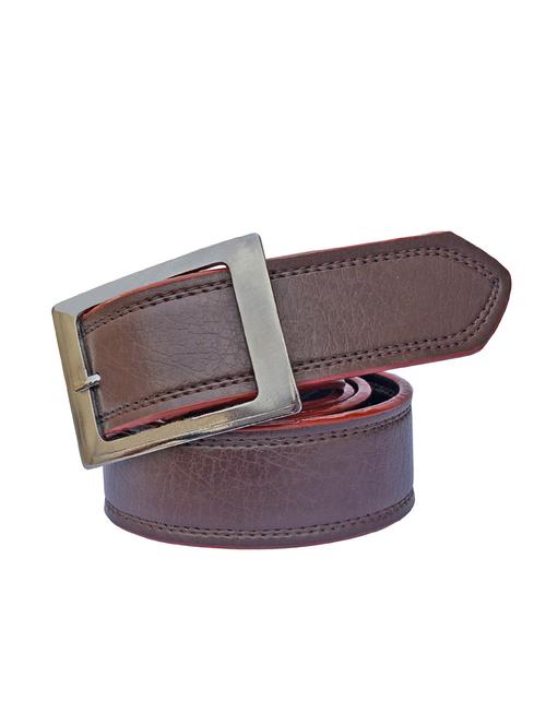 brown leatherette belt - 16173965 - Standard Image - 1