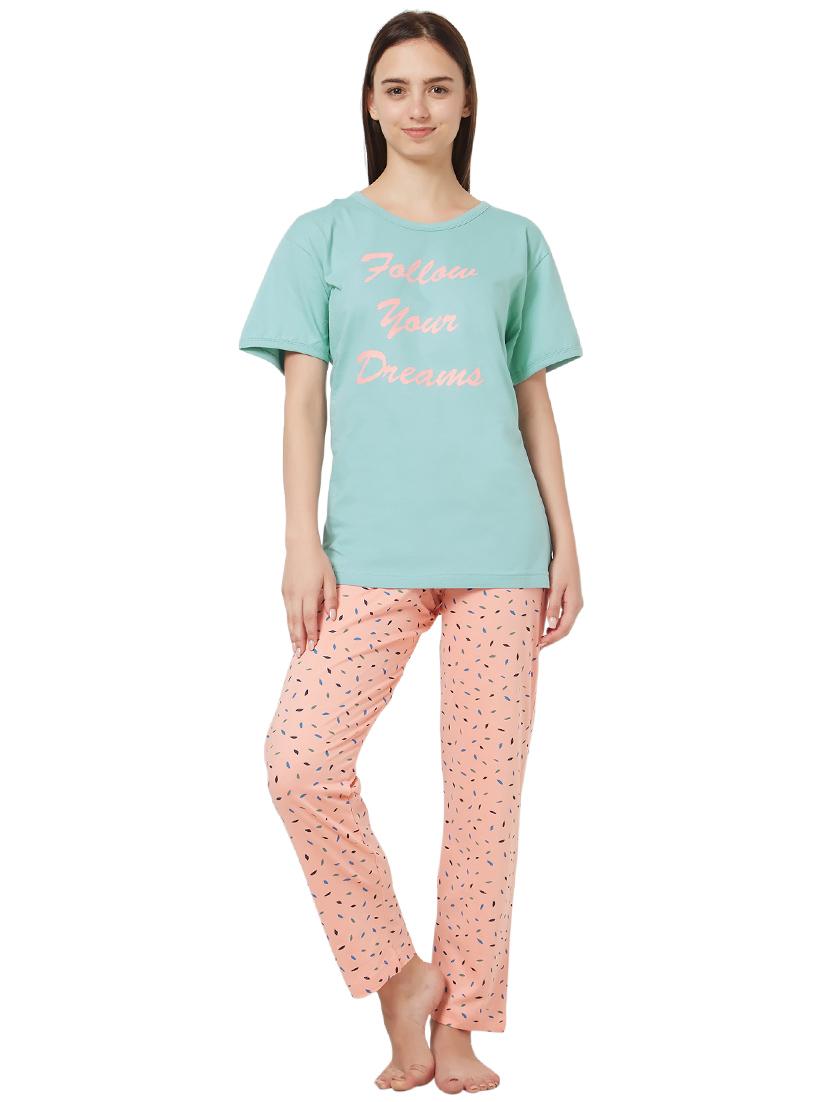 graphic print nightwear set - 16174541 - Zoom Image - 1