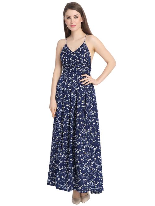 fit & flare printed dress - 16176036 - Standard Image - 1