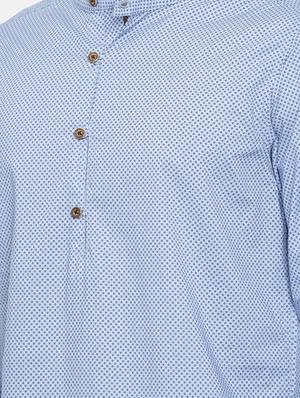 blue printed short kurtas - 16176065 - Standard Image - 5
