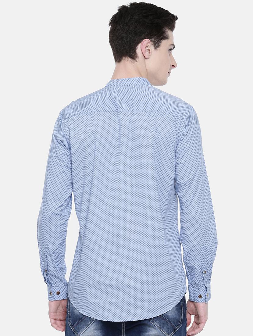 blue printed short kurtas - 16176065 - Zoom Image - 3