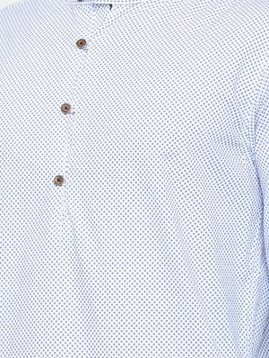 white printed short kurtas - 16176066 - Standard Image - 5