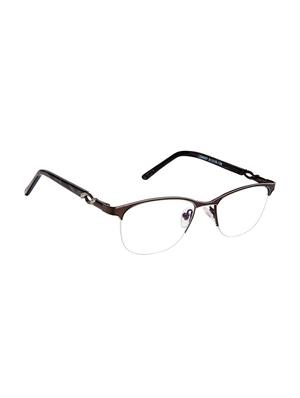 half rim oval eyeglasses - 16177109 - Standard Image - 2
