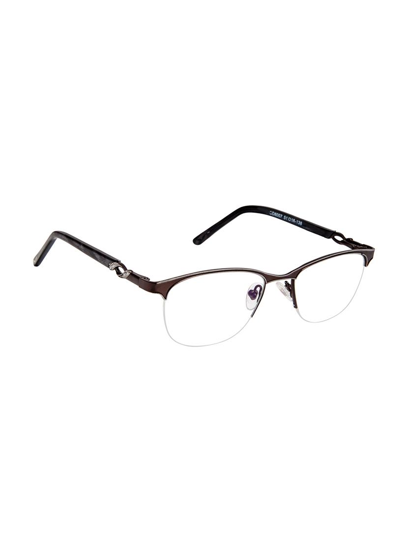 half rim oval eyeglasses - 16177109 - Zoom Image - 2