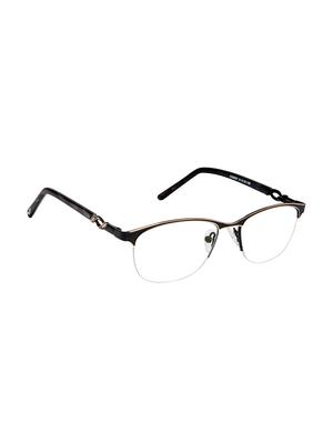 half rim oval eyeglasses - 16177111 - Standard Image - 2