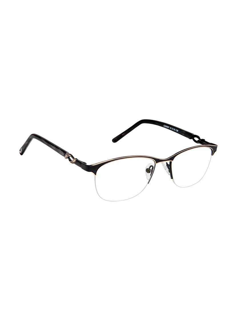 half rim oval eyeglasses - 16177111 - Zoom Image - 2