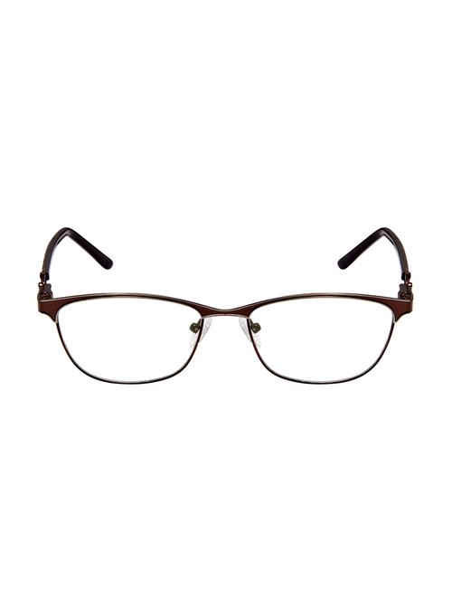 cardon brown rectangular full rim eyeglasses - 16177116 - Standard Image - 1