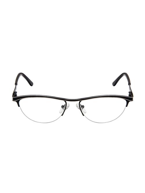 cardon gunmetal cateye half rim eyeglasses - 16177125 - Standard Image - 1
