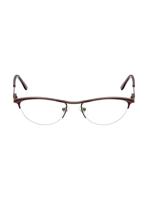 cardon gunmetal cateye half rim eyeglasses - 16177127 - Standard Image - 1