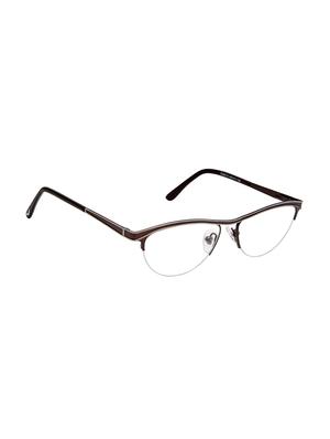 cardon gunmetal cateye half rim eyeglasses - 16177127 - Standard Image - 2