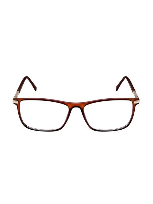 cardon matte brown rectangular full rim eyeglasses - 16177143 - Standard Image - 1