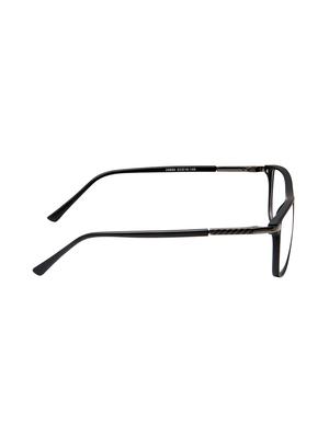 cardon matte black rectangular full rim eyeglasses - 16177144 - Standard Image - 3