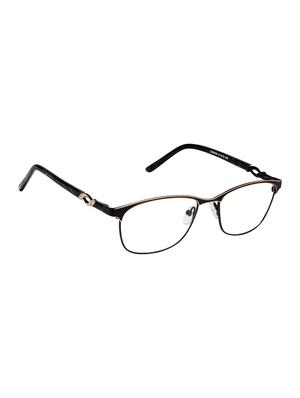 cardon matte black rectangular full rim eyeglasses - 16177251 - Standard Image - 2