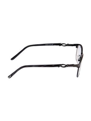 cardon matte black rectangular full rim eyeglasses - 16177254 - Standard Image - 3