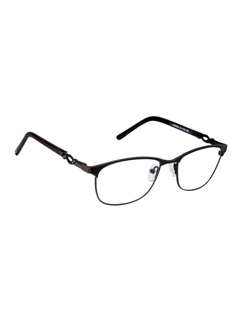 cardon matte black rectangular full rim eyeglasses - 16177254 - Zoom Image - 2