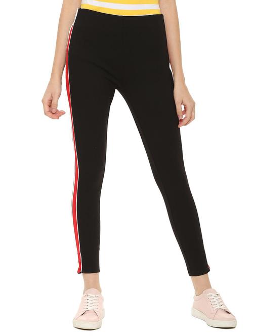 high rise side taped jegging - 16178151 - Standard Image - 1