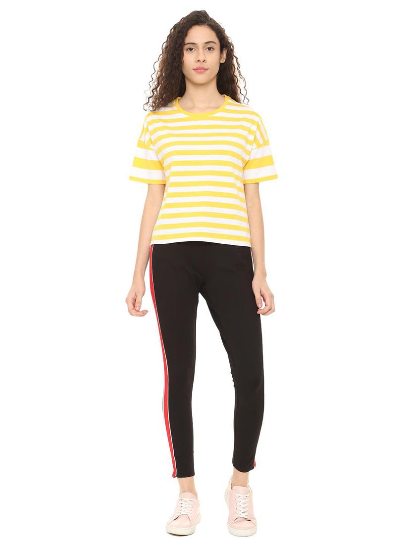 high rise side taped jegging - 16178151 - Zoom Image - 3