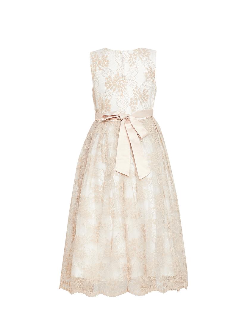 gold polyester frock - 16178361 - Zoom Image - 2